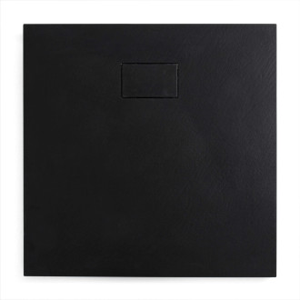 CERANO Sprchová vanička čtvercová Gusto černá matná 80x80 cm CER-414563