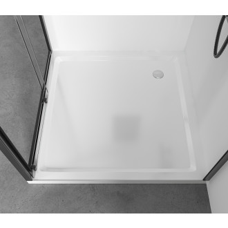 CERANO Sprchová vanička čtvercová Soto bílá lesklá 90x90 cm CER-425542