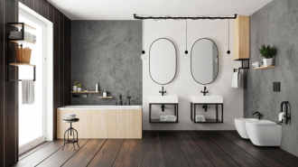 DEANTE TEMISTO BQT_N21D Umyvadlová baterie včetně click-clacku, černá