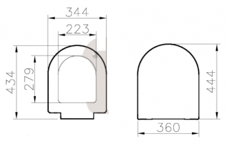 VITRA S50 WC sedátko 72-003-301 (72-003-001)