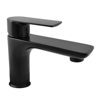 RAV SLEZÁK VLTAVA Baterie umyvadlová stojánková - výška 142 mm - černá matná VT426.5CMAT