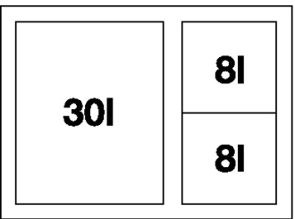 Blanco SELECT 60/3 XL Orga včetně organizační zásuvky 520782 košový systém