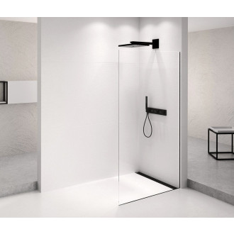 ARCHITEX BLACK MATT sprchová zástěna 1062mm, čiré sklo AXB100CL
