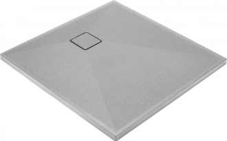 DEANTE CORREO KQR_S41B Sprchová vanička 90x90cm, granit šedá