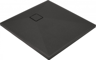 DEANTE CORREO KQR_T41B Sprchová vanička 90x90cm, granit antracit