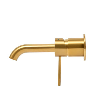 Umyvadlová baterie SAT Aurum včetně podomítkového tělesa broušená zlatá SATBAUR101BG