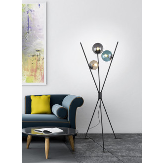 Stojací lampa Trio Lance černá 403400317
