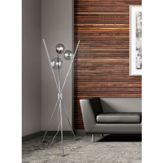 Stojací lampa Trio Lance chrom 403400354