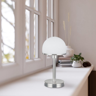 Stolní lampa Trio Joost Ii nikl 592300107