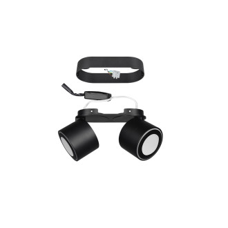 LED stropní osvětlení Trio Taurus černá 652910232