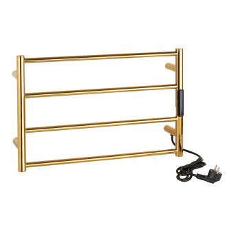 Bemeta Elektrický sušák ručníků 560x90x370mm, 63W, nerez, lesk, zlatá 704153081