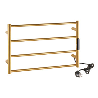 Bemeta Elektrický sušák ručníků 560x90x370mm, 63W, nerez, mat, zlatá 704153085