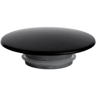 CERANO Umyvadlová výpusť 5/4“ click-clack univerzální+kryt z mramoru černá mat. CER-431746