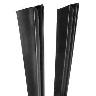 Set svislých těsnění pro sklo 5/5mm, 2000mm, černá