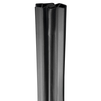 Set magnetických těsnění 45°pro sklo 5/5mm, 2000mm, černá