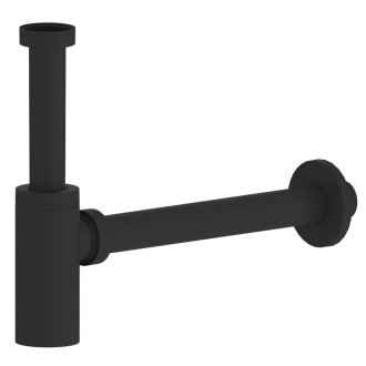 KING umyvadlový sifon 5/4", odpad 32 mm, ABS/černá mat 9595PR25K9 59343