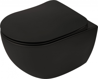 Deante PEONIA ZERO CDE_NZPW Závěsné WC rimless, černá