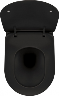 Deante PEONIA ZERO CDE_NZPW Závěsné WC rimless, černá