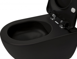 Deante PEONIA ZERO CDE_NZPW Závěsné WC rimless, černá