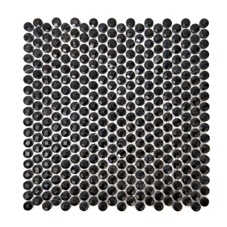 Kamenná mozaika Premium Mosaic Stone černá 30x30 cm leštěná STMOSDIA15BKP