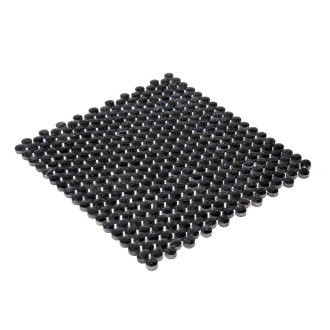 Kamenná mozaika Premium Mosaic Stone černá 30x30 cm leštěná STMOSDIA15BKP