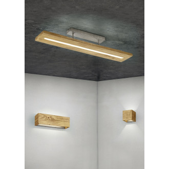 LED Nástěnná lampa Trio Brad dřevodekor 223710130
