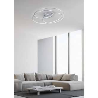 LED stropní osvětlení Trio Gale nikl 673916007