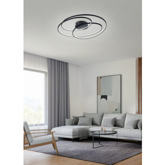 LED stropní osvětlení Trio Gale černá 673918032
