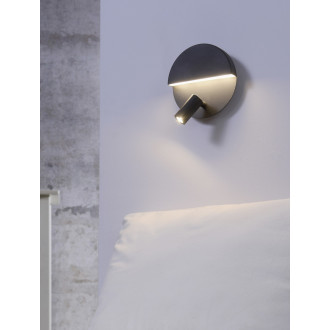 LED Nástěnná lampa Trio Mario černá 222370232