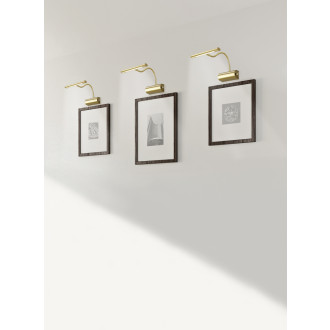 LED Nástěnná lampa Trio Curtis mosaz 279770108