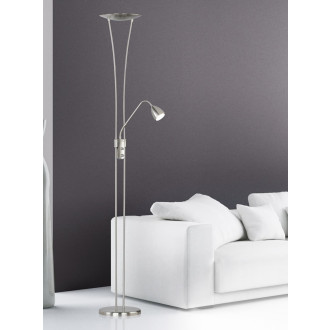 LED stojací lampa Trio Arizona nikl 426410207