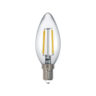 LED žárovka Trio Kerze transparent 989-200