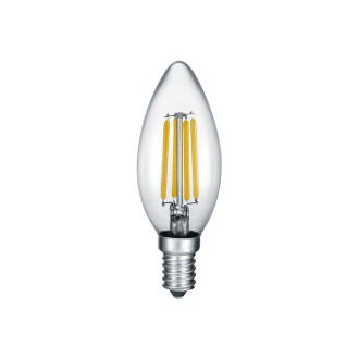 LED žárovka Trio Kerze transparent 989-3200