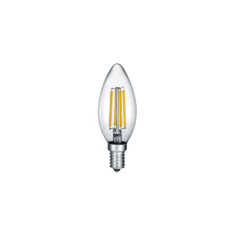 LED žárovka Trio Kerze transparent 989-3400
