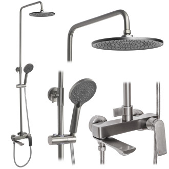 REA Avalon sprchový set, Titanium REA-P2401
