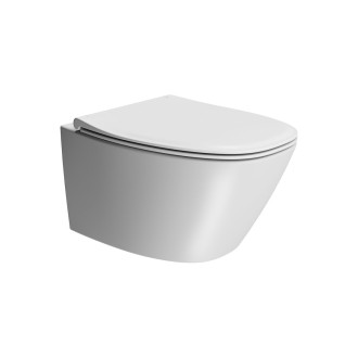 MODO závěsná WC mísa, Swirlflush, 37x54cm, bílá dual-mat