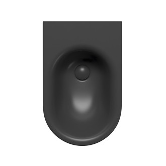 PURA ECO bidet závěsný, 36x55cm, černá mat