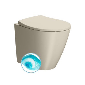 MODO WC mísa stojící, Swirlflush, 37x52cm, spodní/zadní odpad, creta dual-mat