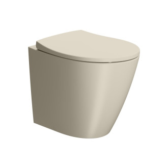 MODO WC mísa stojící, Swirlflush, 37x52cm, spodní/zadní odpad, creta dual-mat