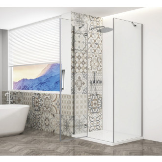 TRINITY CHROME obdélníkový sprchový kout 1000x1200mm, čiré sklo, levé GT5612-10CL-CH