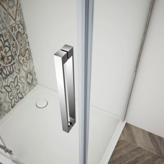 TRINITY CHROME obdélníkový sprchový kout 1100x1200mm, matné sklo, levé GT5612-11ML-CH