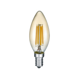 LED žárovka Trio Kerze hnědá 989-4790