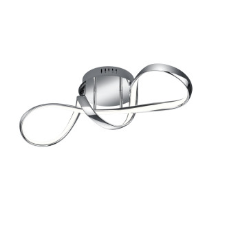 LED stropní osvětlení Reality Perugia chrom R67091106