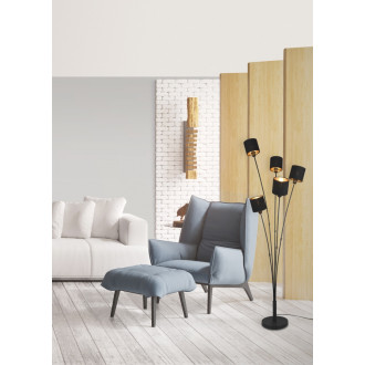 Stojací lampa Reality Tommy černá R46335979