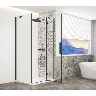 TRINITY BLACK obdélníkový sprchový kout 900x1200mm, čiré sklo, pravé GT5612-90CR-B