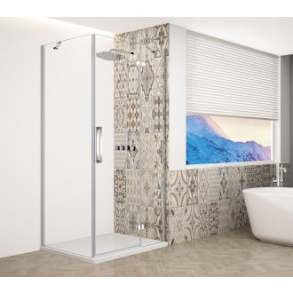 TRINITY CHROME obdélníkový sprchový kout 1200x800mm, čiré sklo, pravé GT5680-12CR-CH