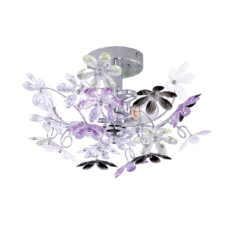Nástěnná lampa Reality Flower chrom R20012017