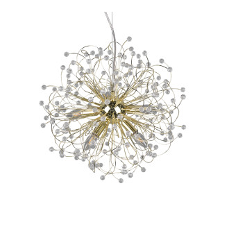 Závěsné osvětlení Reality Gloria mosaz R31315003