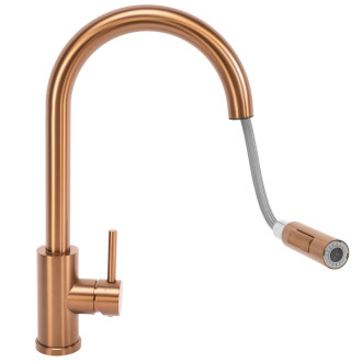 Rea Kuchyňská baterie Rea Fresh Brush Copper REA-B6560