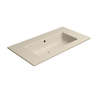 PURA keramické umyvadlo Slim 82x46cm, bez otvoru, creta mat